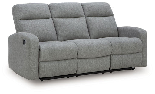 Gauntlet - Reclining Sofa - Sterling - R&R Furniture Gallery (Fountain Valley, CA)