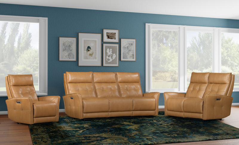 Gershwin - Zero Gravity Power Reclining Loveseat - Lucca Butterscotch
