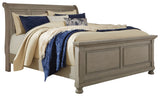 Lettner - Sleigh Bed - R&R Furniture Gallery (Fountain Valley, CA)