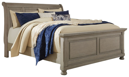 Lettner - Sleigh Bed - R&R Furniture Gallery (Fountain Valley, CA)
