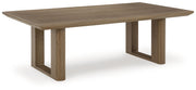 Serene Bay - Rectangular Cocktail Table - Dark Brown - R&R Furniture Gallery (Fountain Valley, CA)
