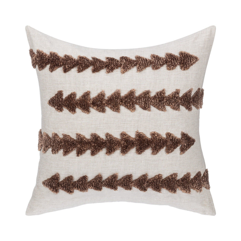Lineage - Essay 22" x 22"Pillow - Frothed Brown - R&R Furniture Gallery (Fountain Valley, CA)