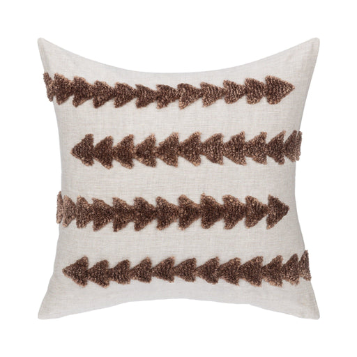 Lineage - Essay 22" x 22"Pillow - Frothed Brown - R&R Furniture Gallery (Fountain Valley, CA)