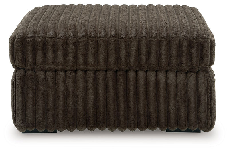 Midnight-Madness - Oversized Accent Ottoman - R&R Furniture Gallery (Fountain Valley, CA)