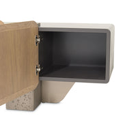 Bristol Point - Media Cabinet - Saddle Brown - R&R Furniture Gallery (Fountain Valley, CA)
