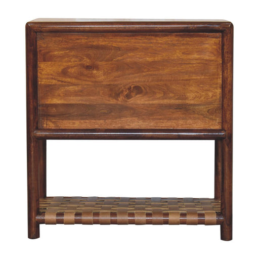 Regency - Woven 2 Drawer Nightstand - Brown - R&R Furniture Gallery (Fountain Valley, CA)