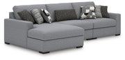 Benchcraft Bealton stationary sectional sofa with plush cushions and modern design, shown in a cozy living room setting.