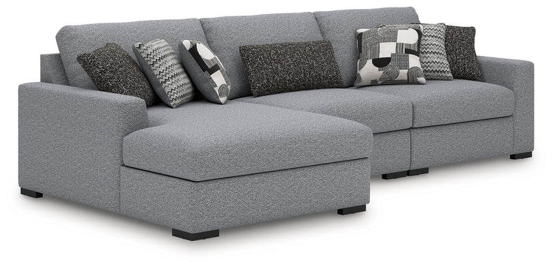 Benchcraft Bealton stationary sectional sofa with plush cushions and modern design, shown in a cozy living room setting.