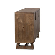 Lyra - 4 Door Buffet - Smoke Brown - R&R Furniture Gallery (Fountain Valley, CA)