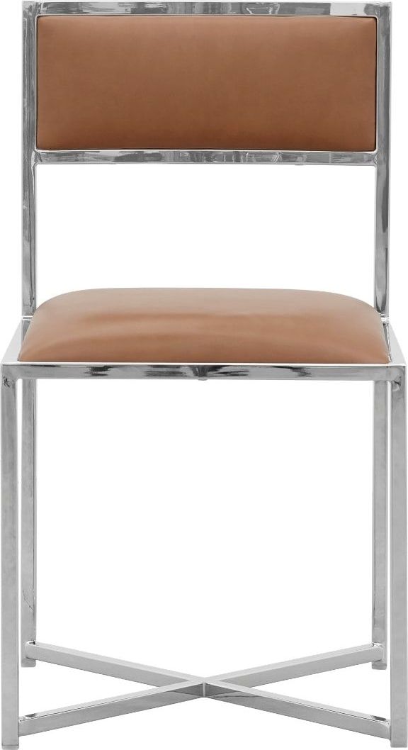 Amalfi X-Base Chair in Cognac Leather