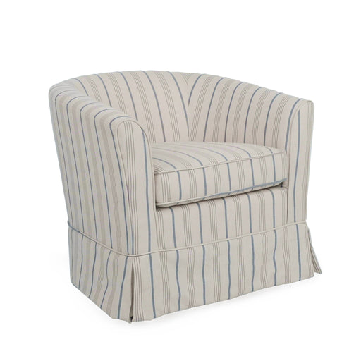 Zeniqua - Upholstered Swivel Chair With Loose Cover - R&R Furniture Gallery (Fountain Valley, CA)