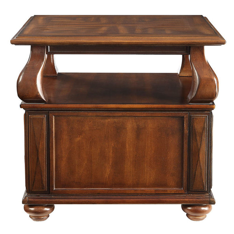 Amado - End Table - Walnut - R&R Furniture Gallery (Fountain Valley, CA)