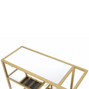 Adamsen - Serving Cart - Mirrored & Champagne - R&R Furniture Gallery (Fountain Valley, CA)
