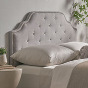 Luella - Button Tufted Upholstered Headboard - R&R Furniture Gallery (Fountain Valley, CA)