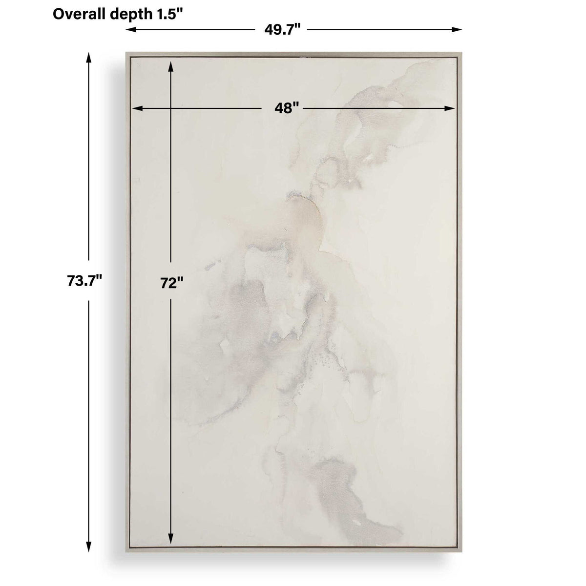 Evaporate - Abstract Art - Brown / Gray / Silver / Woodtone