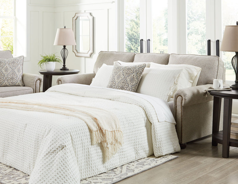 Gaelon - Queen Sofa Sleeper - Dune - R&R Furniture Gallery (Fountain Valley, CA)