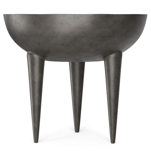 Otto - Cast Aluminum Side Table - Black - R&R Furniture Gallery (Fountain Valley, CA)
