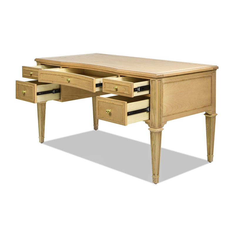 Dauphin - 5 Drawer Executive Desk - R&R Furniture Gallery (Fountain Valley, CA)