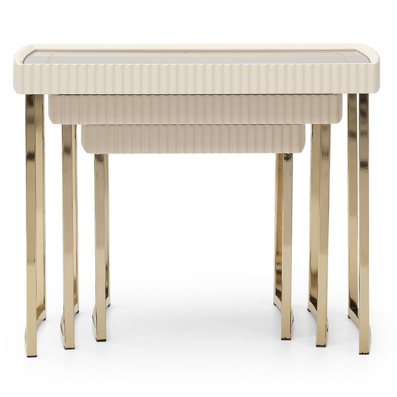 Lisbon - Nesting Tables (Set of 3) - R&R Furniture Gallery (Fountain Valley, CA)