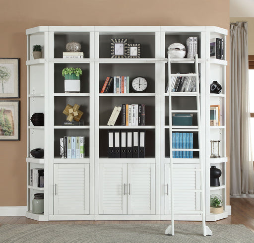 Catalina - Outside Corner Bookcase - Cottage White - R&R Furniture Gallery (Fountain Valley, CA)