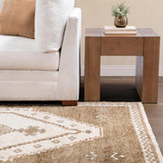 Hand-knotted Luxor area rug by Classic Home featuring intricate patterns and rich colors, ideal for living room or bedroom decor.