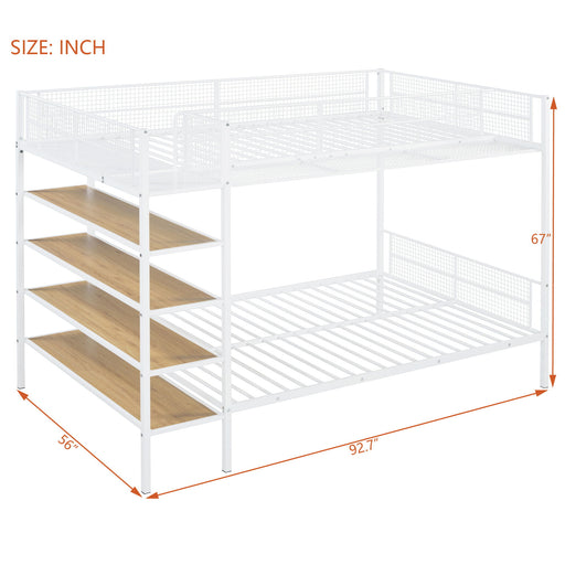 Bunk Bed With 5 Tier Shelves - R&R Furniture Gallery (Fountain Valley, CA)