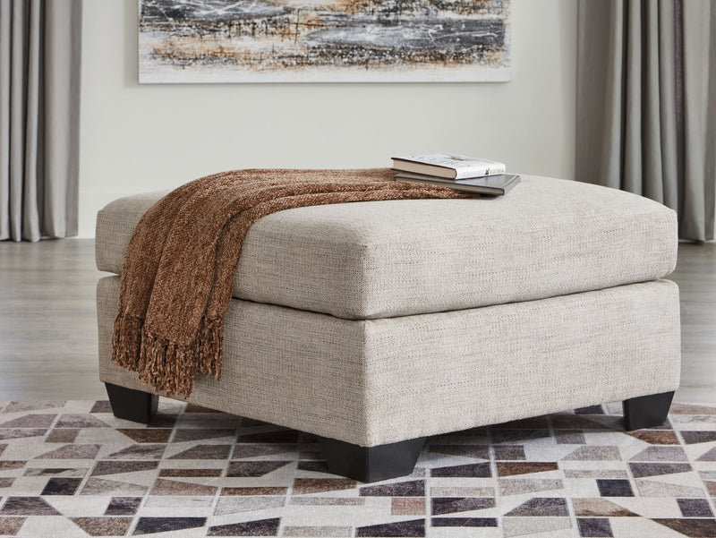 Mahoney - Oversized Accent Ottoman - R&R Furniture Gallery (Fountain Valley, CA)