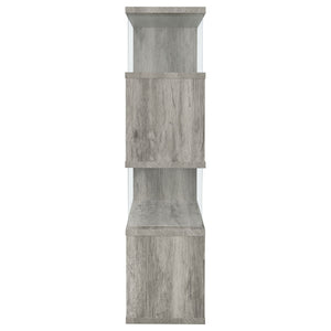 Elias - 4 Shelf Bookshelf With Zigzag Design