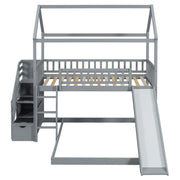 House Bunk Bed With Slide - R&R Furniture Gallery (Fountain Valley, CA)
