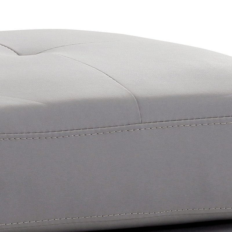 Upholstered casual ottoman from Glory Furniture with stylish, cushioned design suitable for modern living spaces.
