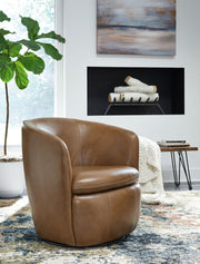 Kierreys - Swivel Chair - R&R Furniture Gallery (Fountain Valley, CA)