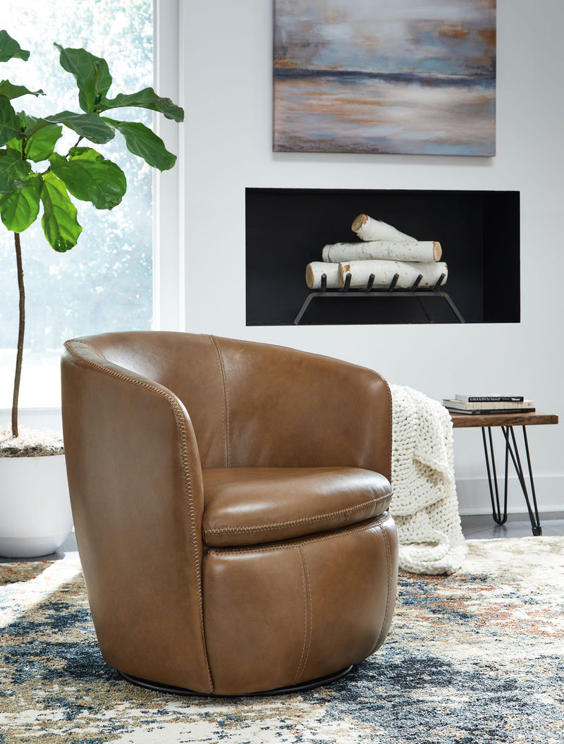 Kierreys - Swivel Chair - R&R Furniture Gallery (Fountain Valley, CA)