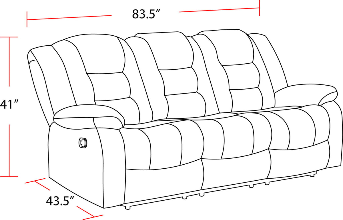 Bolton - Glider Reclining Sofa Set
