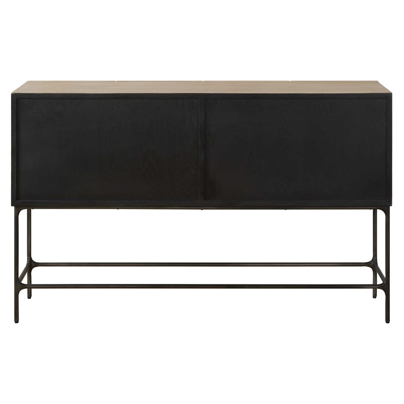 Lunar - 4 Door Elm Wood Cabinet