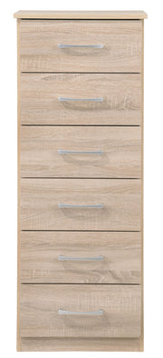 Glory Furniture Boston lingerie chest with multiple drawers, wooden finish, and elegant design for bedroom storage.
