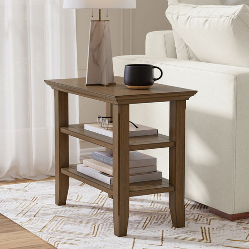 Acadian - Narrow Side Table - Rustic Brown - R&R Furniture Gallery (Fountain Valley, CA)