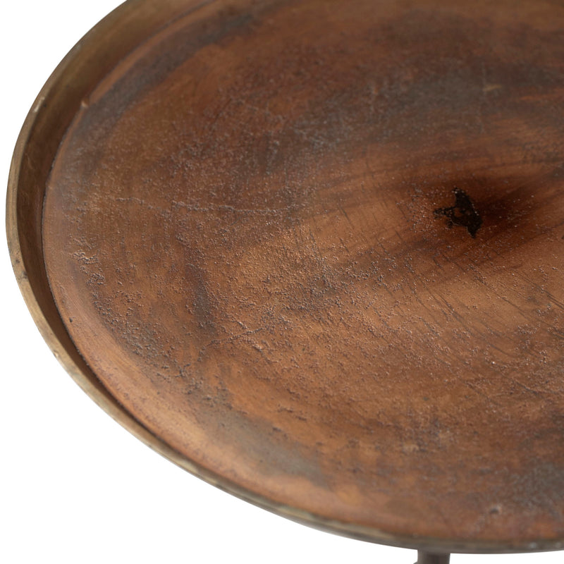 Sunbury - Side Table 16" - Oil Brass