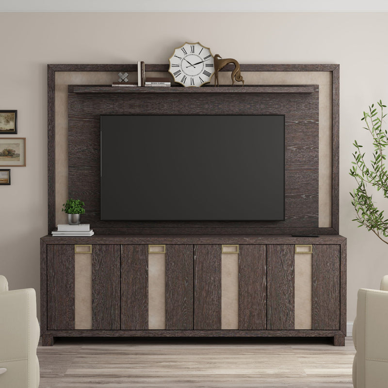 Ascent - 90" Console - Dark Chocolate - R&R Furniture Gallery (Fountain Valley, CA)