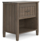 Lev - Bedside Table - Smoky Brown - R&R Furniture Gallery (Fountain Valley, CA)