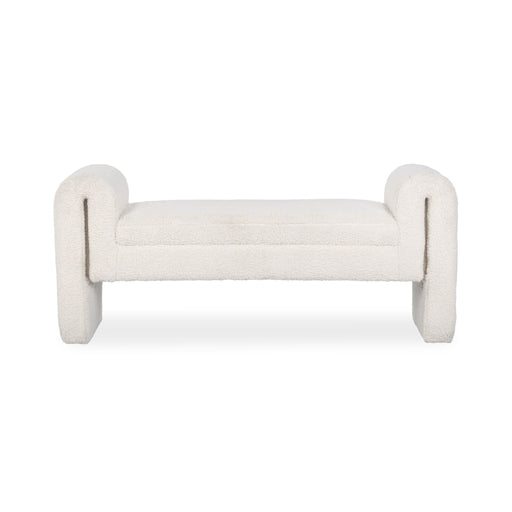 Ada - Bench - Ivory Fleece - R&R Furniture Gallery (Fountain Valley, CA)