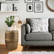 Johnsen - Handcrafted Large Metal Accent Table - R&R Furniture Gallery (Fountain Valley, CA)