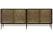 Crossings - Cairo Console - Rich Coffee Bean - R&R Furniture Gallery (Fountain Valley, CA)