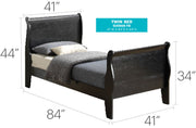 Panel Sleigh Bed - R&R Furniture Gallery (Fountain Valley, CA)