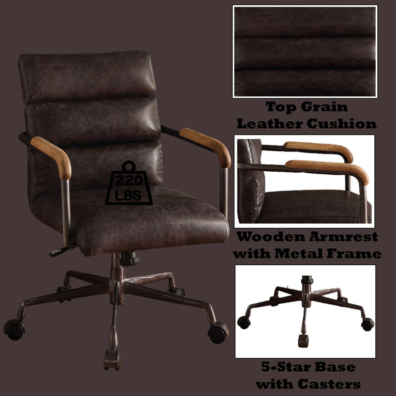 Harith - Retro Top Grain Office Chair
