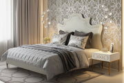 Serenity - Velvet Bed - R&R Furniture Gallery (Fountain Valley, CA)