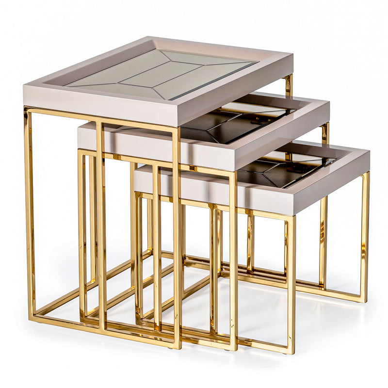 Carmela - Nesting Tables (Set of 3) - R&R Furniture Gallery (Fountain Valley, CA)