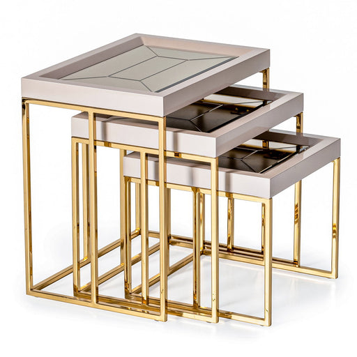Carmela - Nesting Tables (Set of 3) - R&R Furniture Gallery (Fountain Valley, CA)