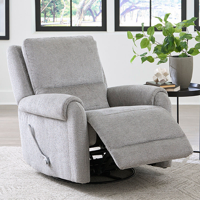 Gentry - Manual Swivel Glider Recliner - R&R Furniture Gallery (Fountain Valley, CA)
