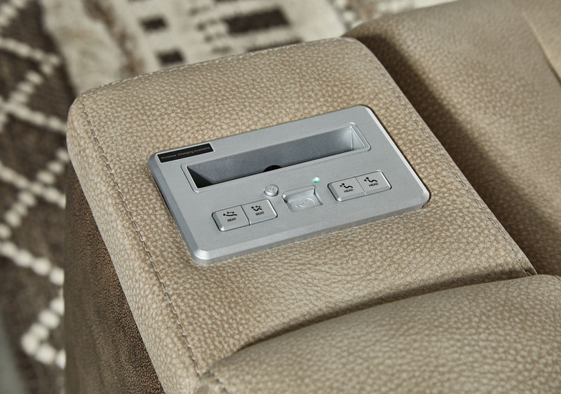 Next-Gen Durapella - Pwr Recliner/Adj Headrest - R&R Furniture Gallery (Fountain Valley, CA)