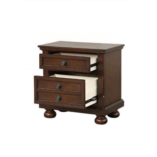 Meade - Nightstand - Dark Cherry - R&R Furniture Gallery (Fountain Valley, CA)